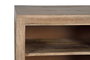GINER Y COLOMER Mueble de TV de madera de mango y patas de metal color natural